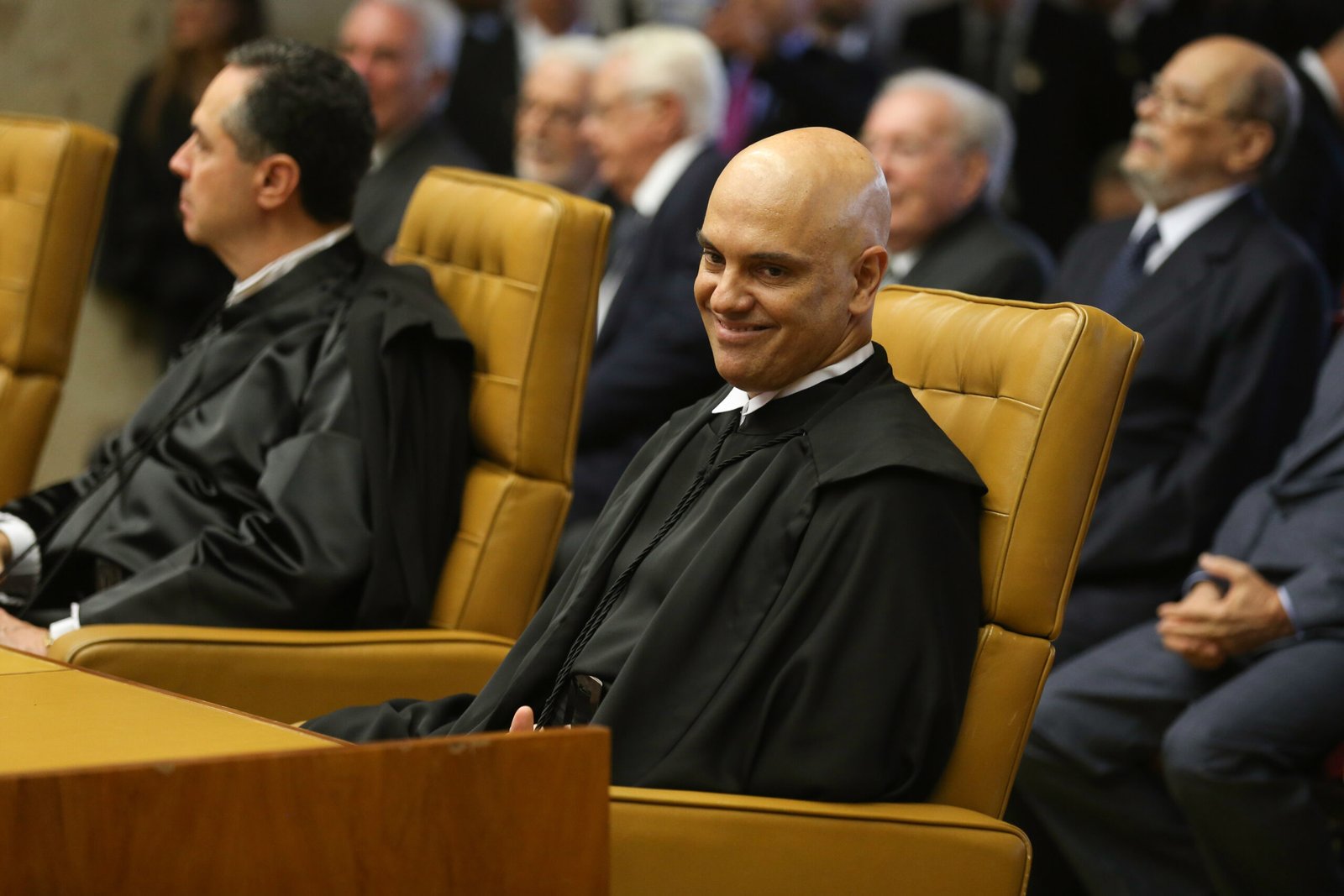 Alexandre de Moraes em cerimônia no Supremo Tribunal Federal