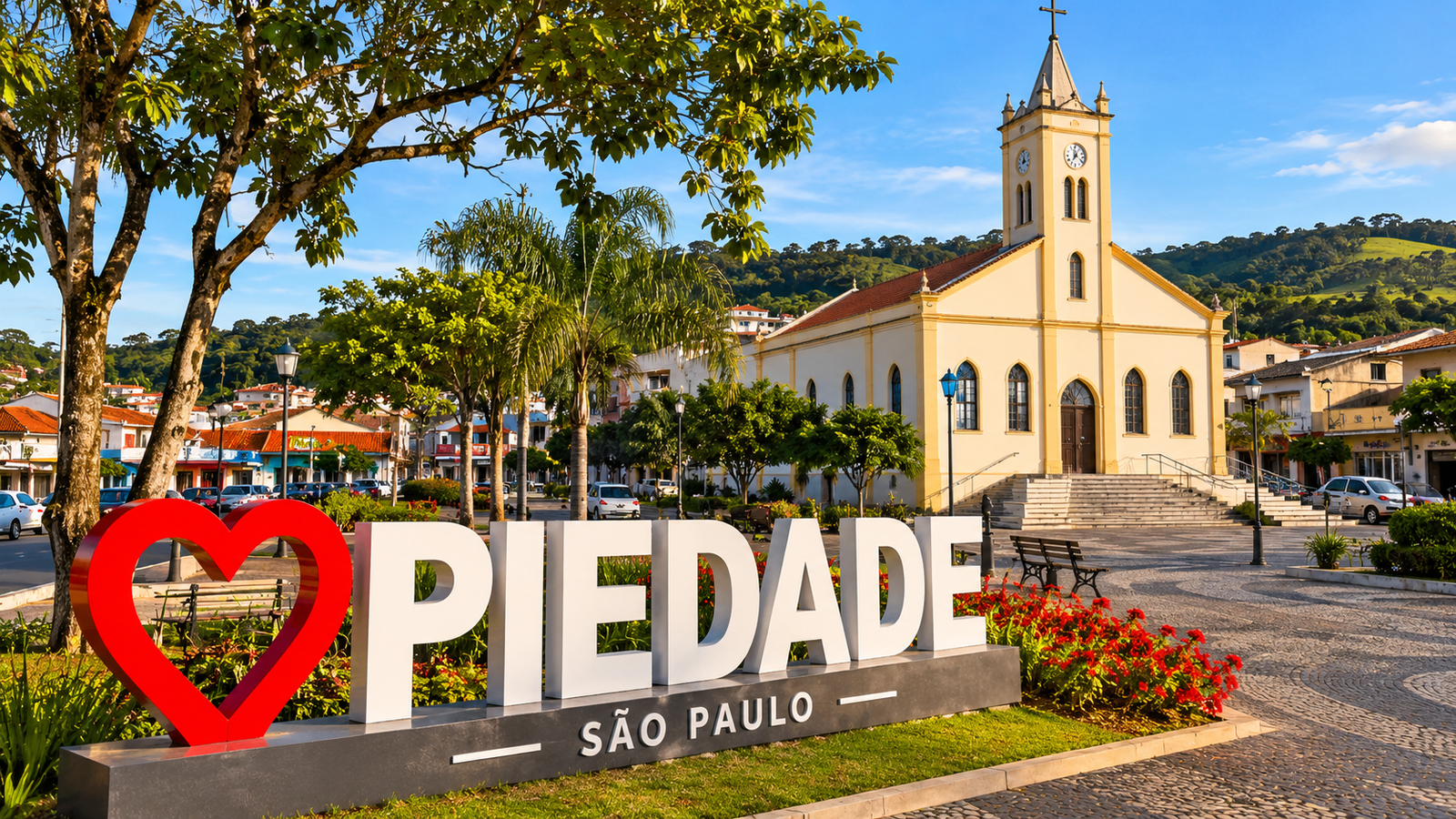 Ilustração da cidade de Piedade, São Paulo